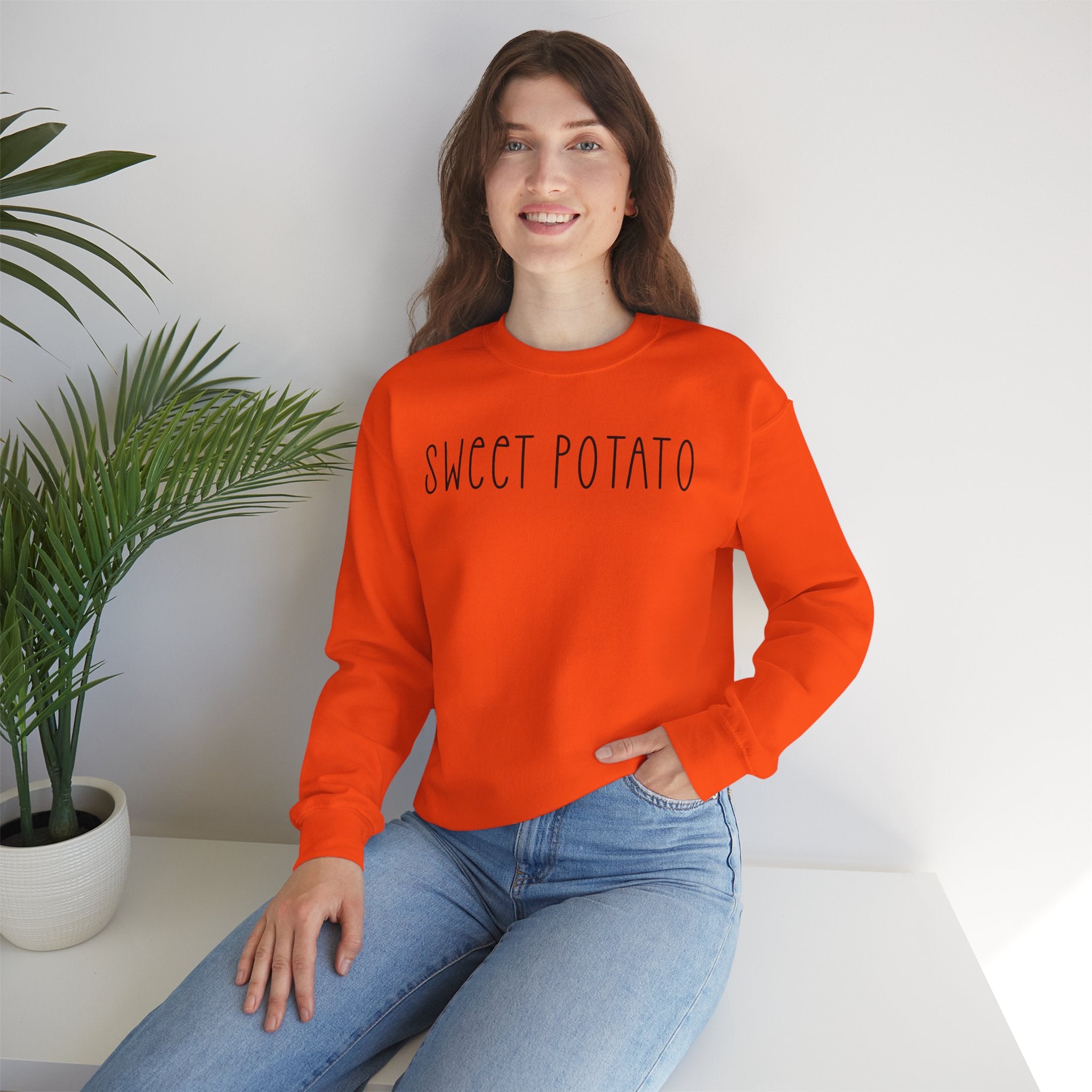 SWEET POTATO Crewneck Sweatshirt for Cozy Style