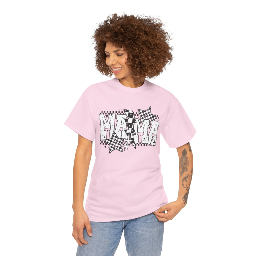 MAMA CHECKERED TSHIRT