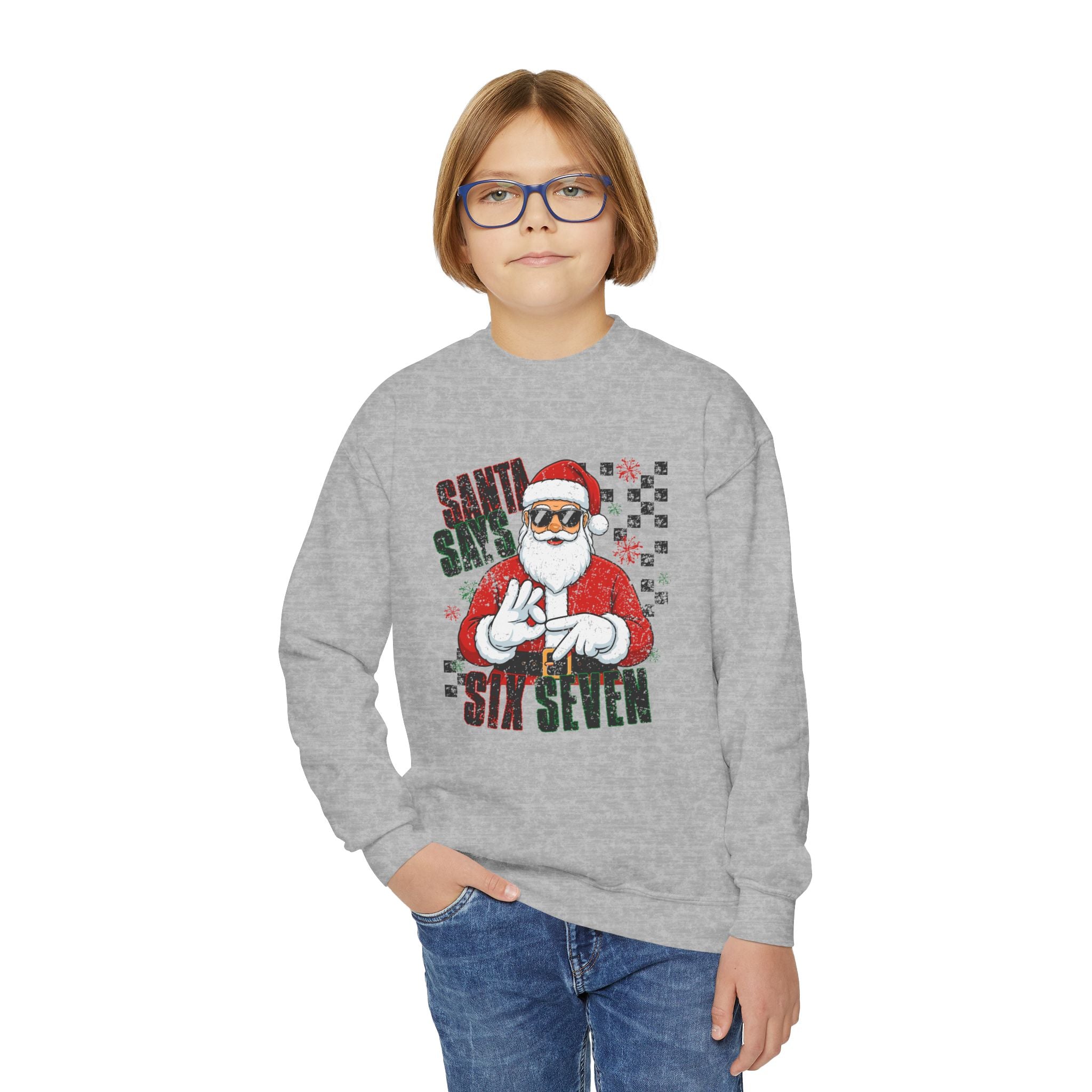 Santa's 6-7 Youth Crewneck Sweatshirt