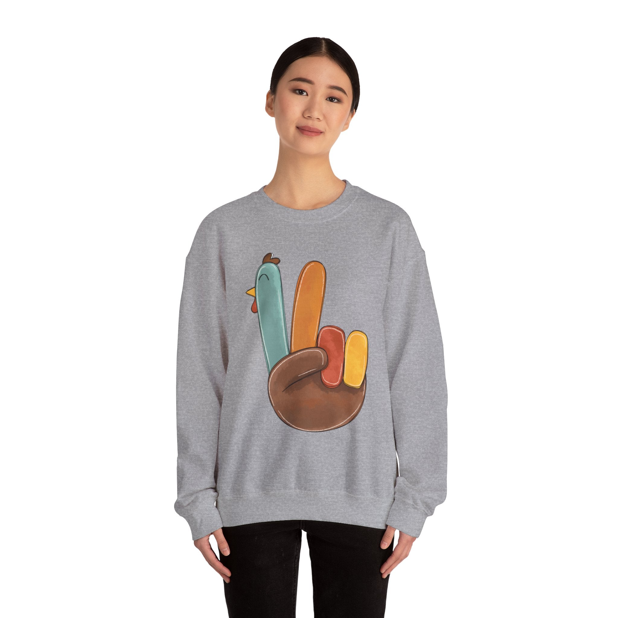 Peace Turkey Crewneck Sweatshirt