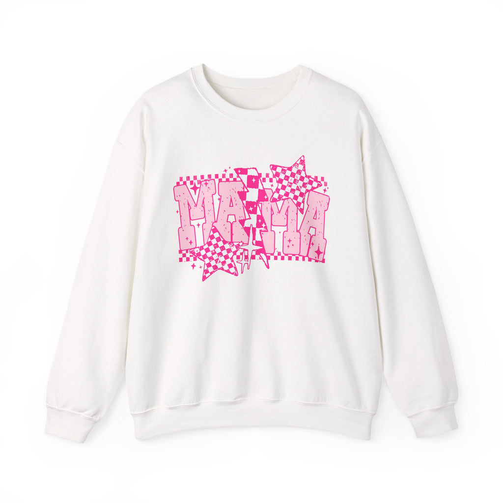 MAMA Checkered Crewneck