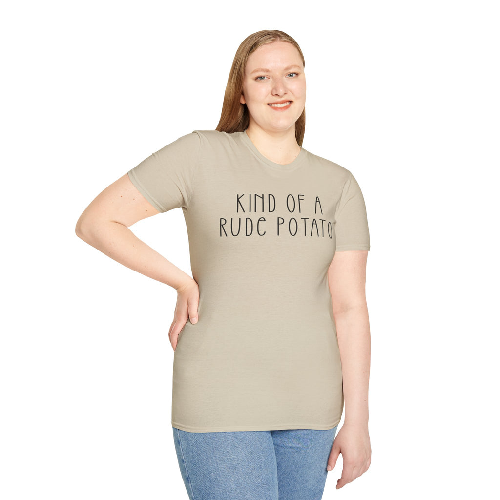 RUDE POTATO Unisex Softstyle T-Shirt