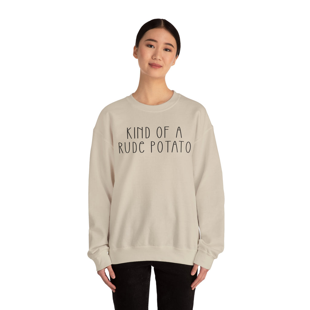 RUDE POTATO Crewneck Sweatshirt