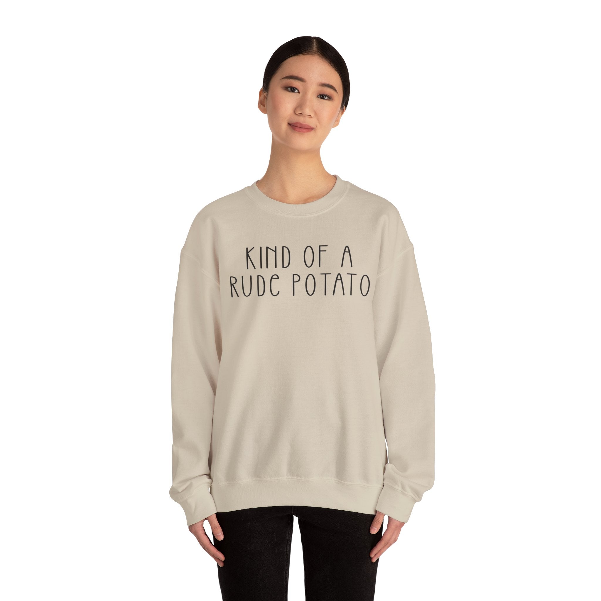 RUDE POTATO Crewneck Sweatshirt