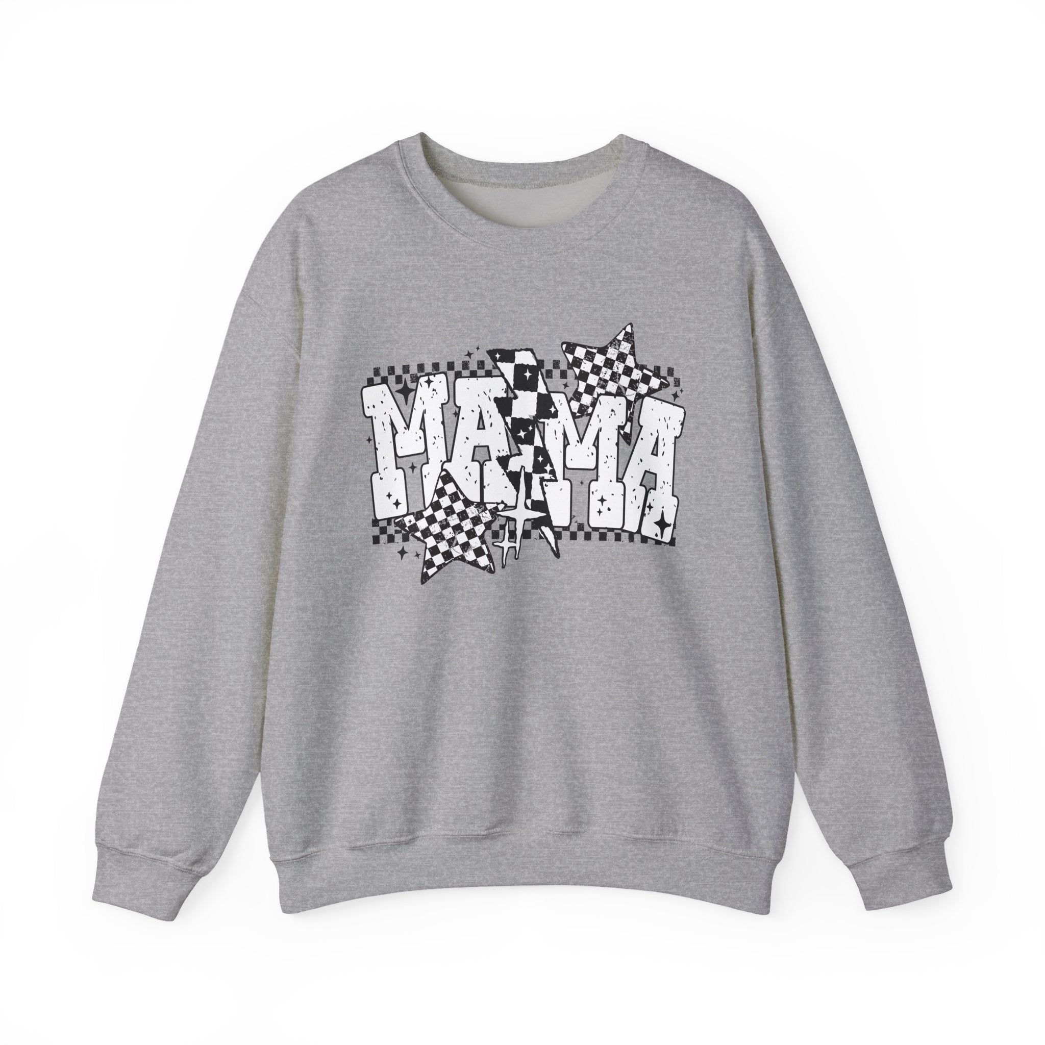 MAMA Checkered Crewneck