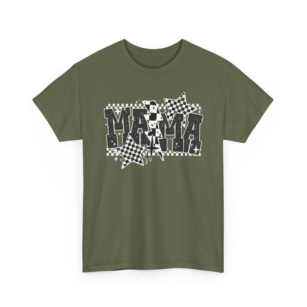 MAMA CHECKERED TSHIRT