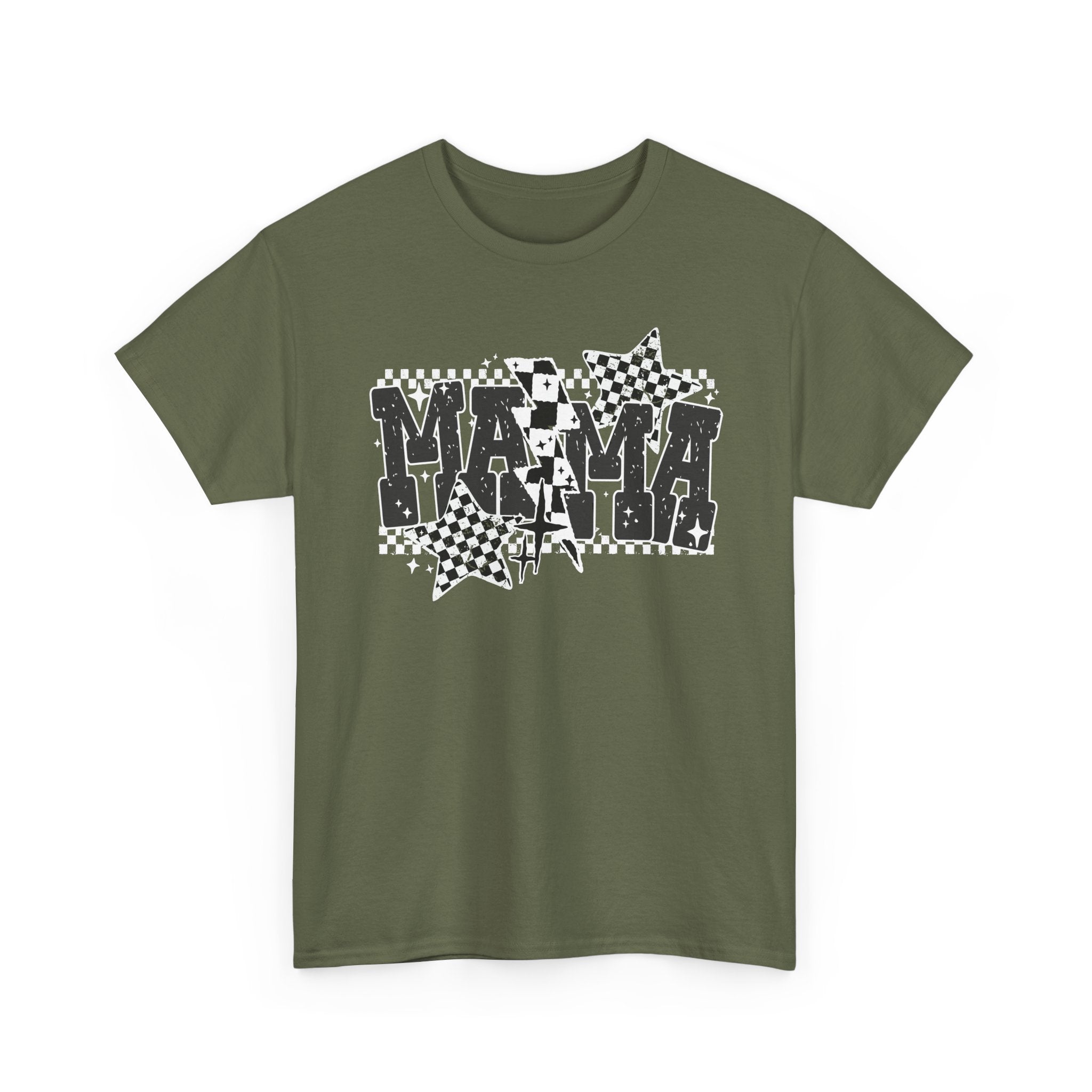 MAMA CHECKERED TSHIRT