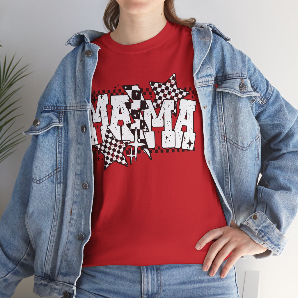 MAMA CHECKERED TSHIRT