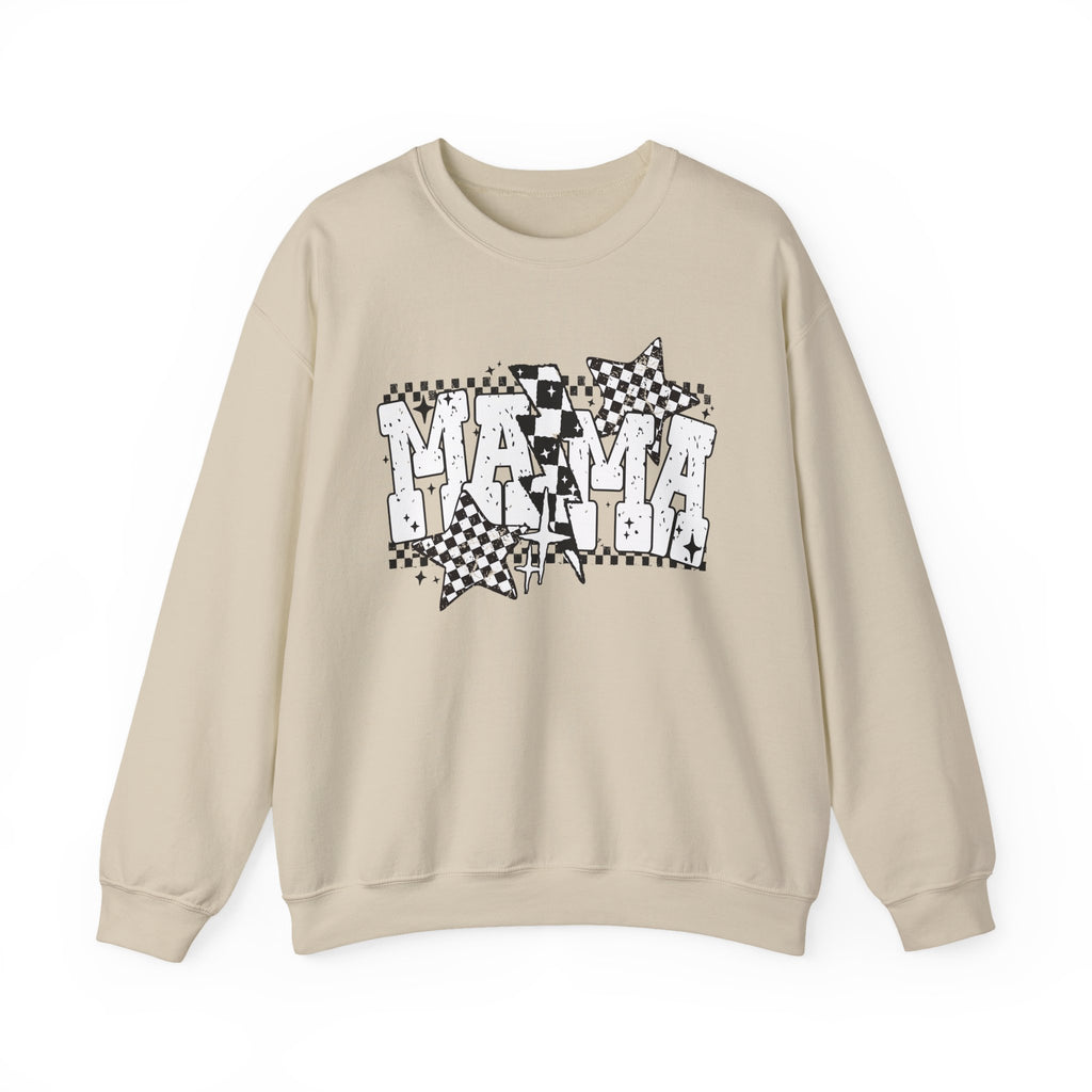 MAMA Checkered Crewneck