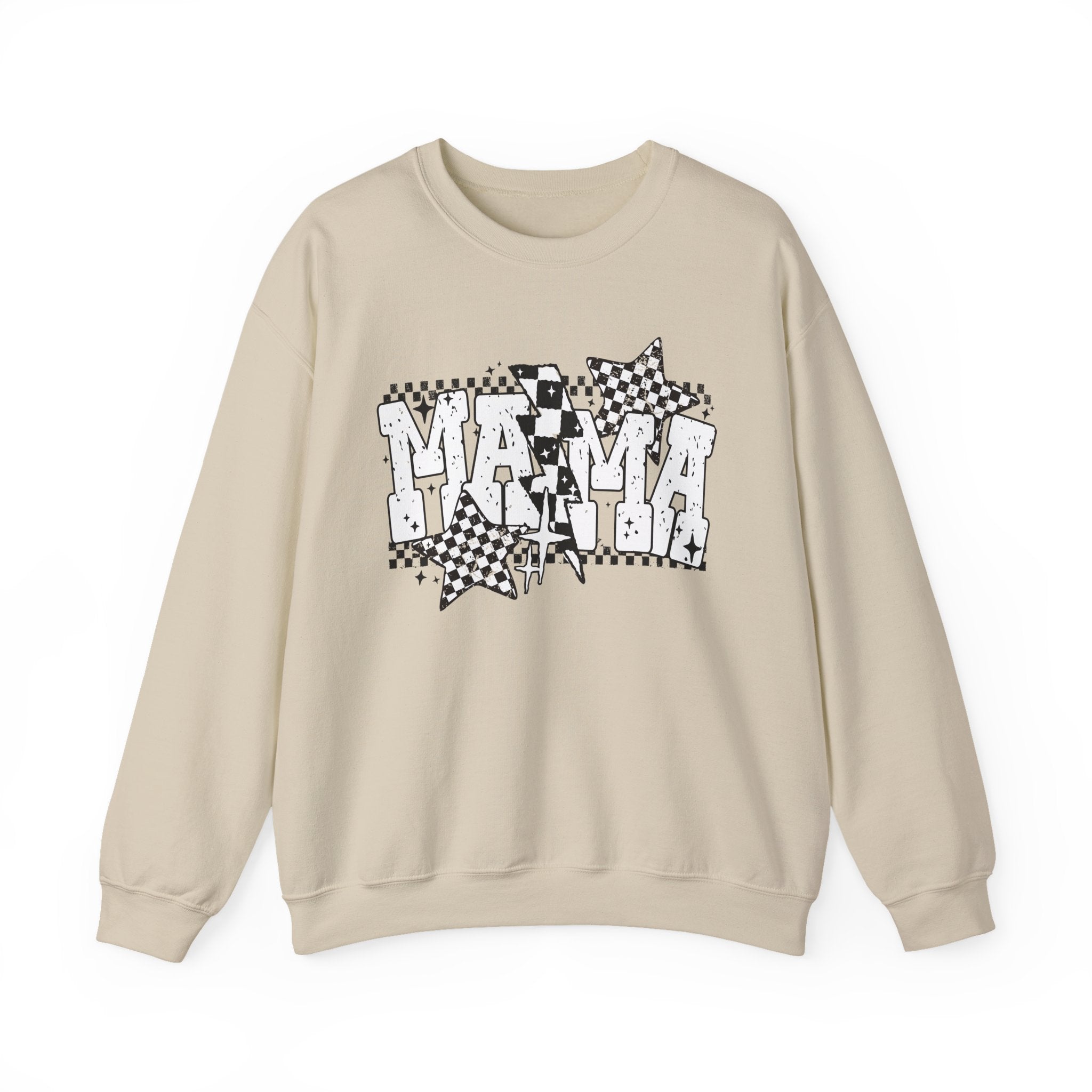 MAMA Checkered Crewneck