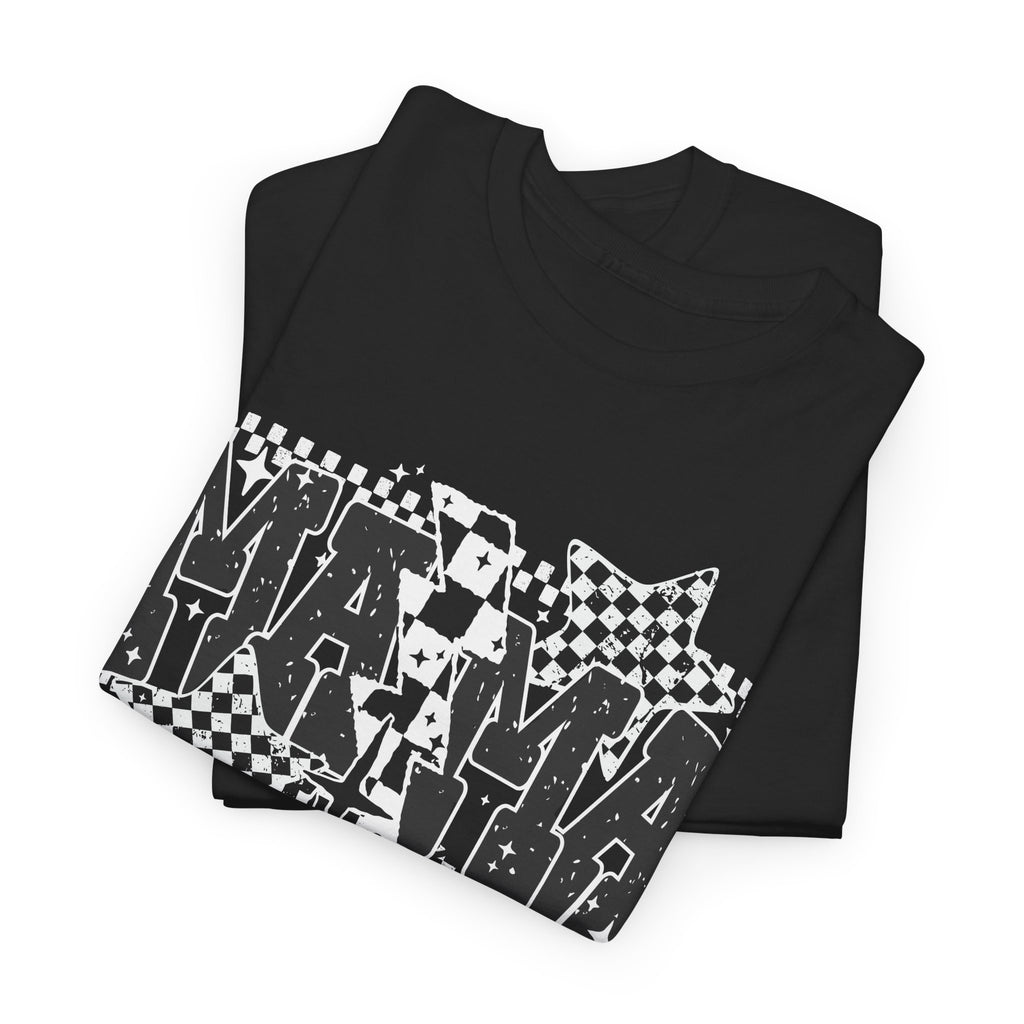 MAMA CHECKERED TSHIRT