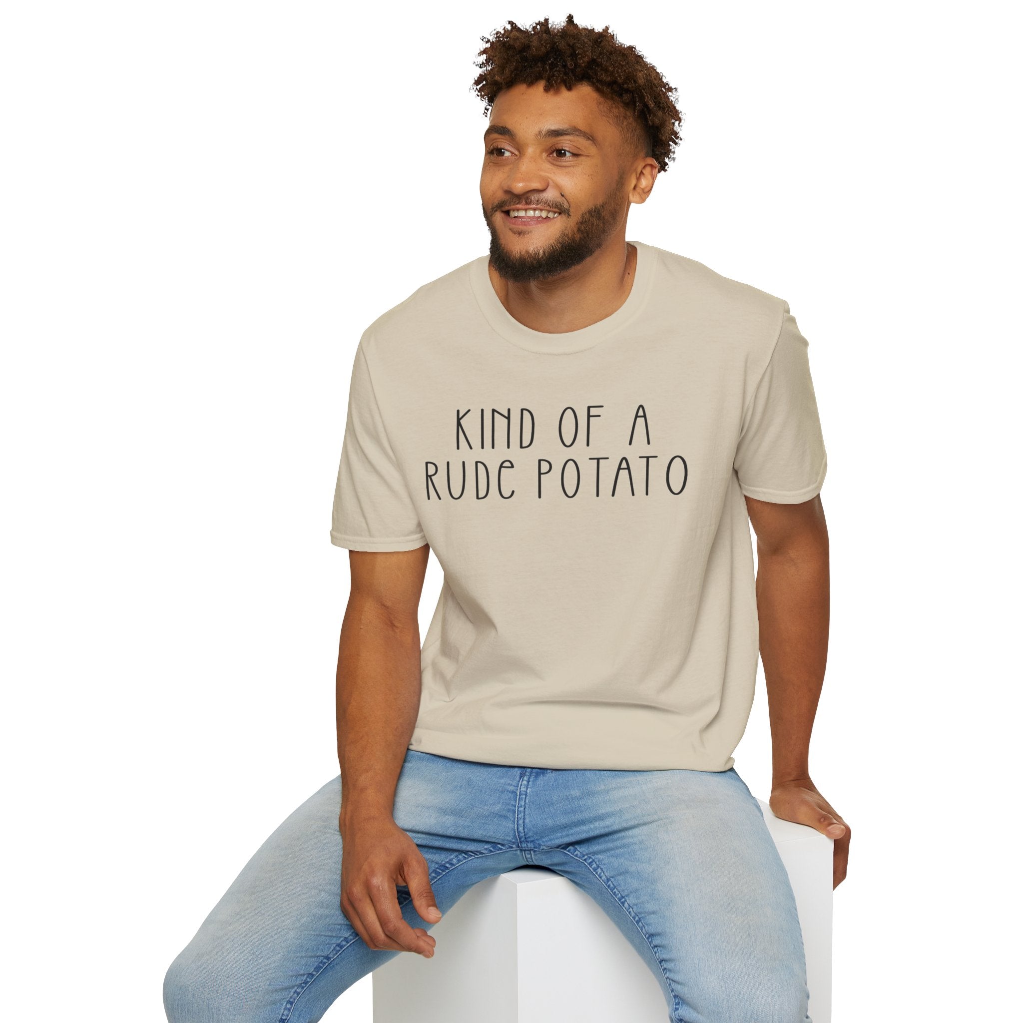 RUDE POTATO Unisex Softstyle T-Shirt