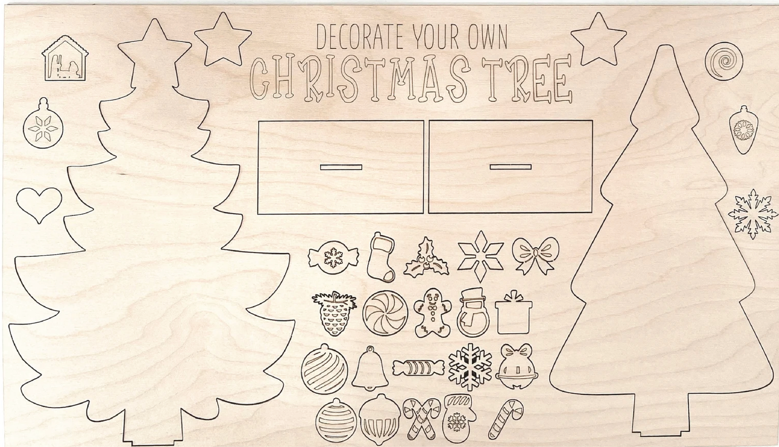 DECORATE YOUR OWN CHRISTMAS TREE