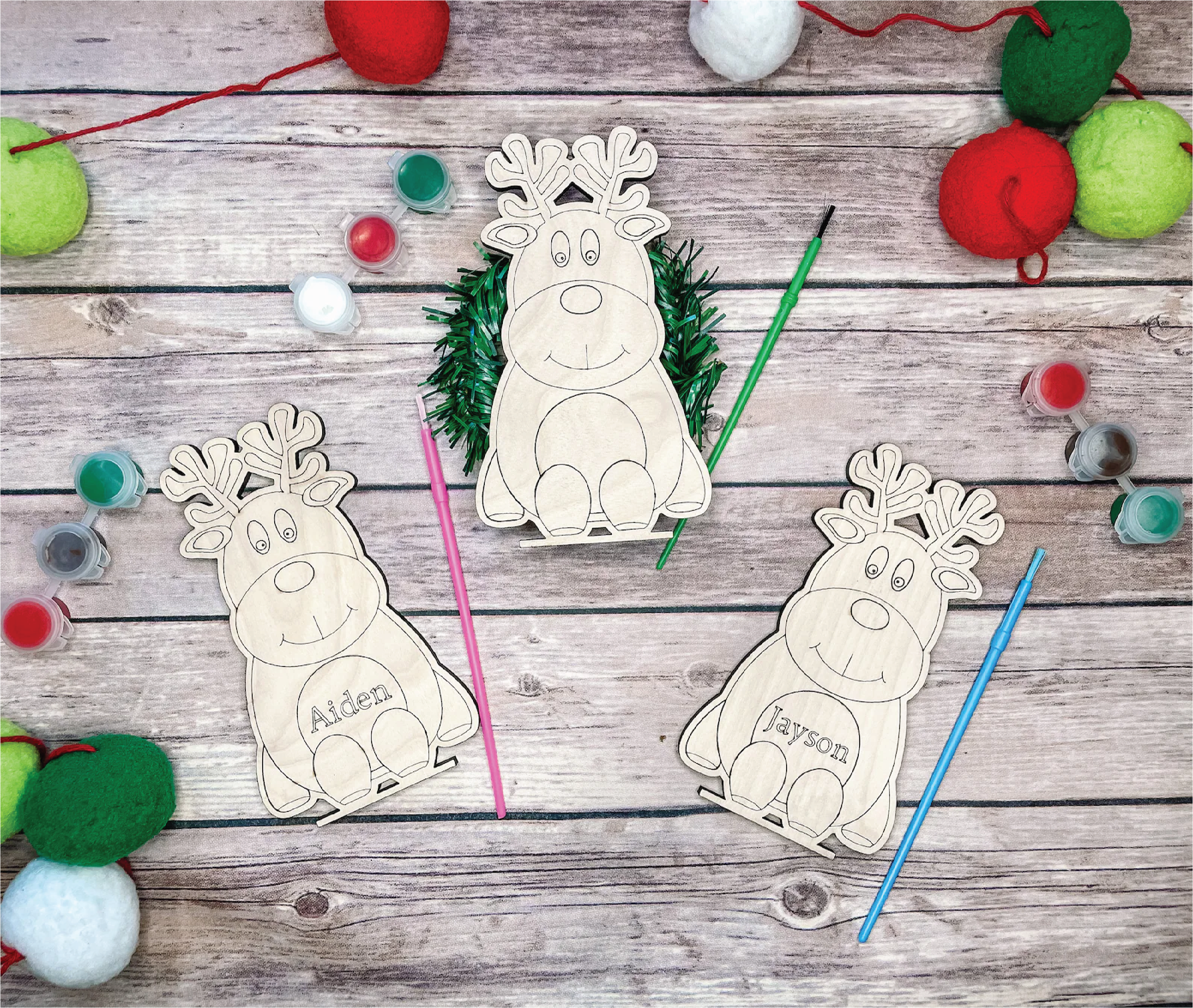 PAINT YOUR OWN REINDEER