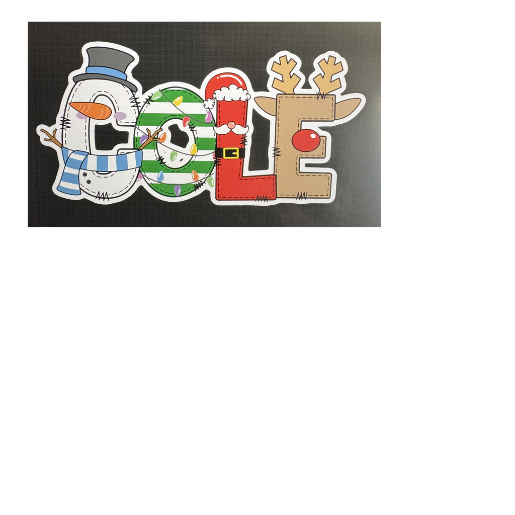 Christmas Name GIFT TAG Stickers