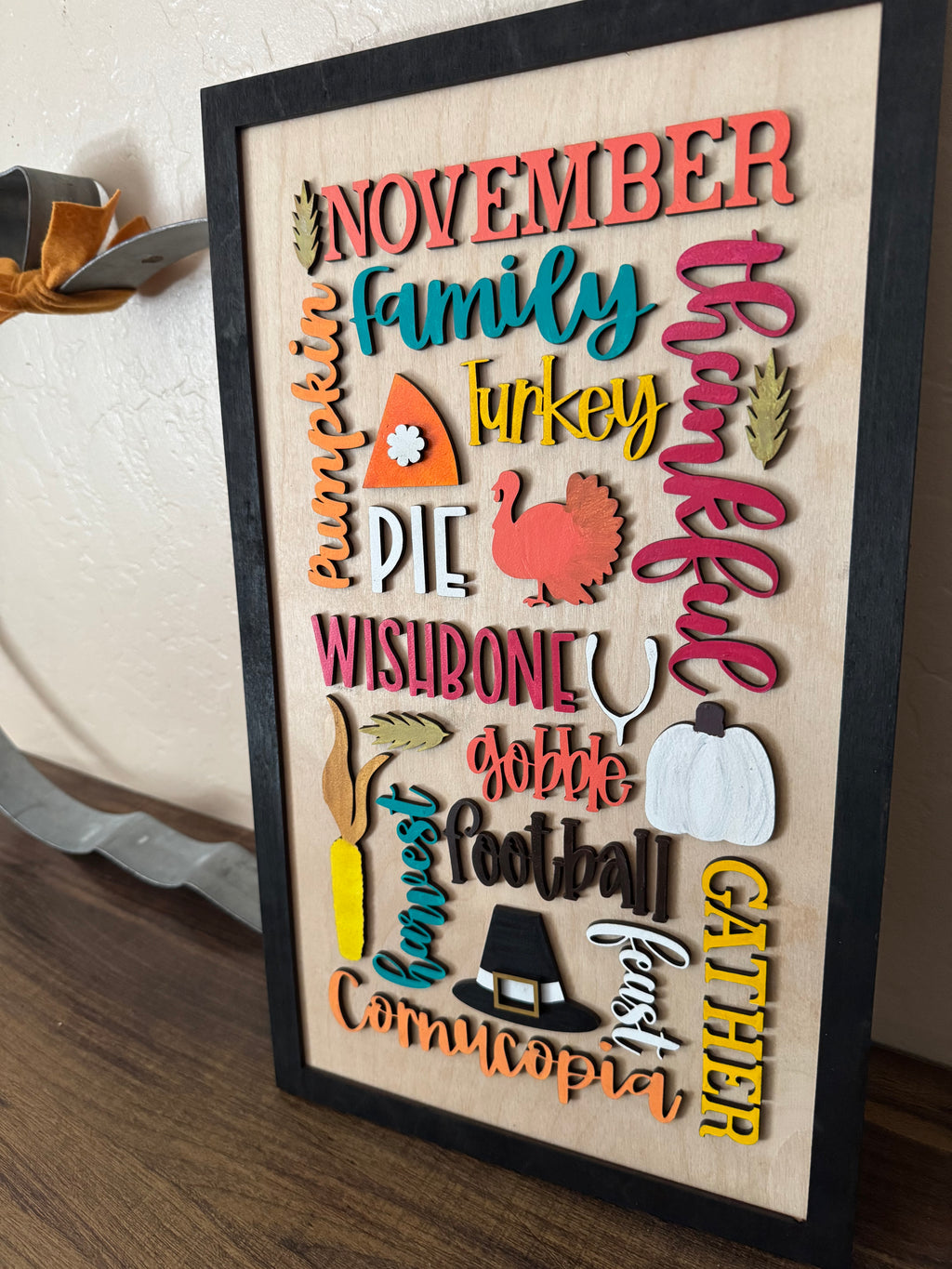 November Thankful Sign