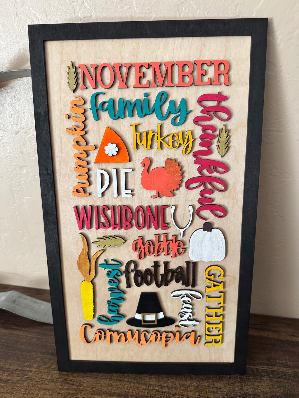 November Thankful Sign