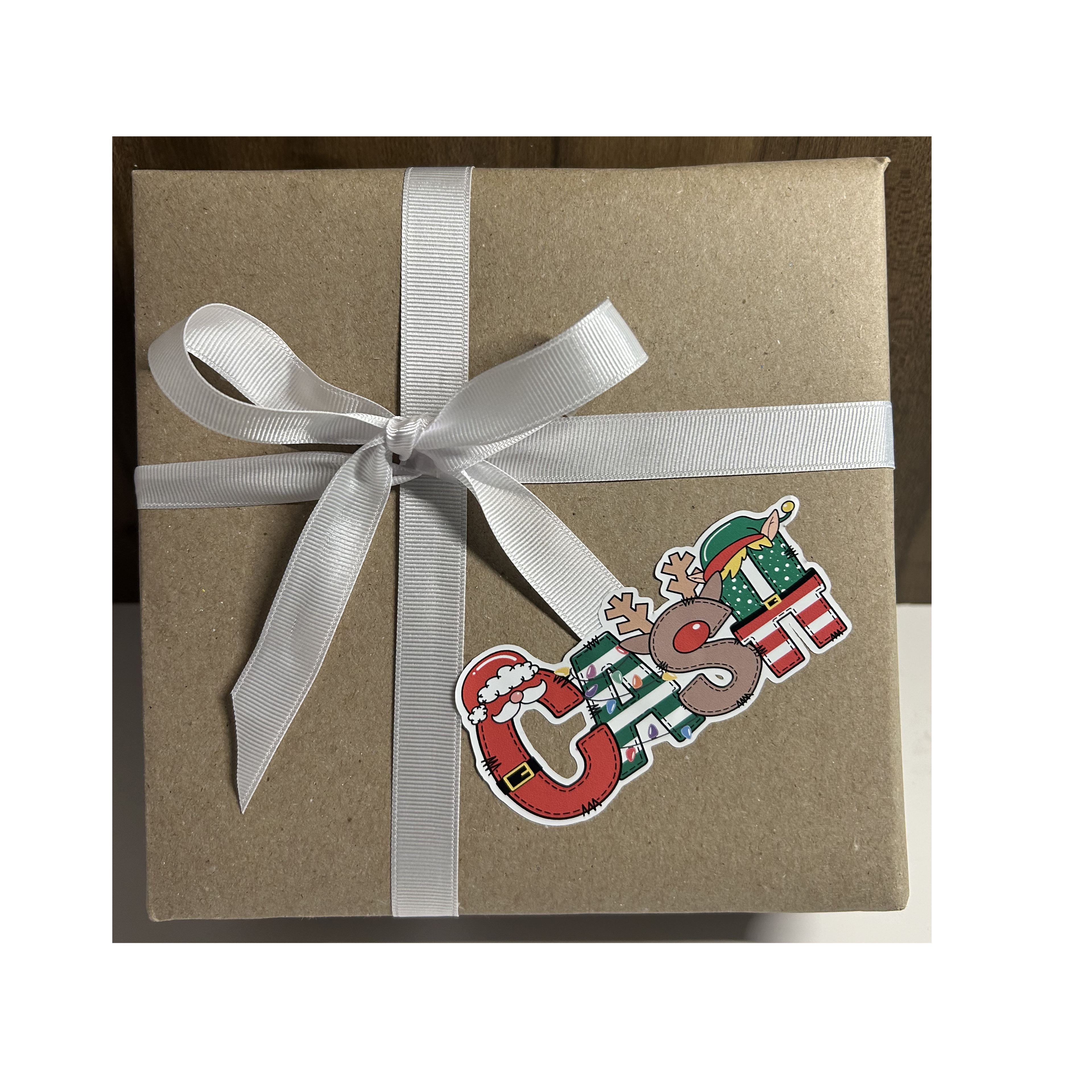 Christmas Name GIFT TAG Stickers