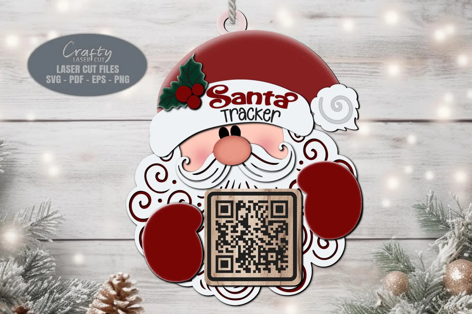 SANTA TRACKER ORNAMENT